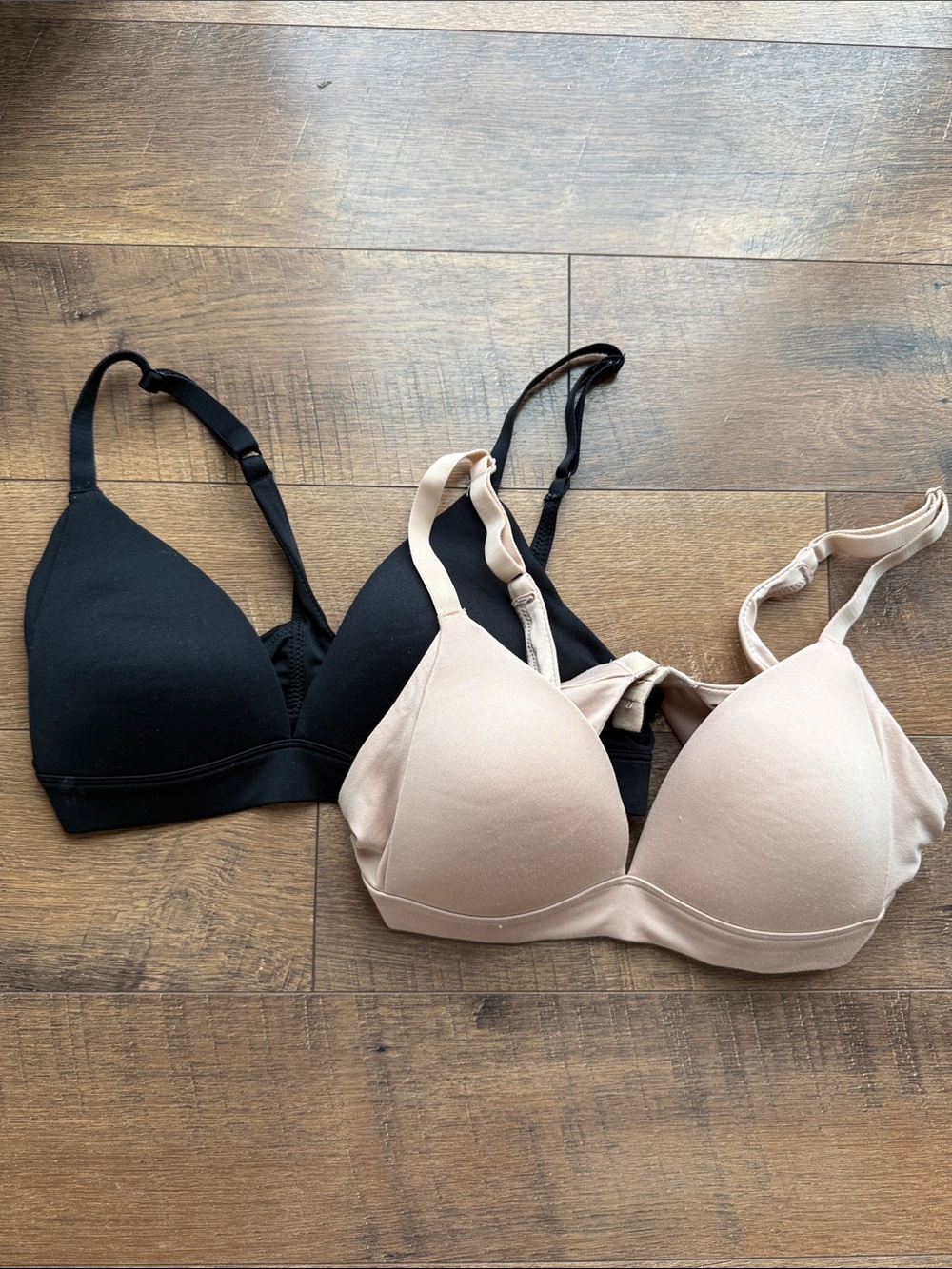 Auden Wireless T-Shirt Bras - Black & Nude